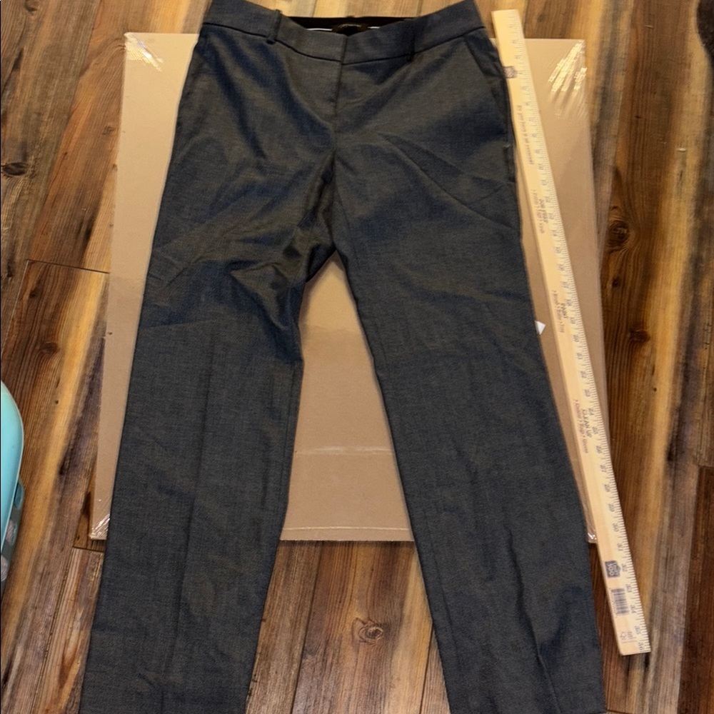 Ann Taylor Devin pants charcoal Sz 4